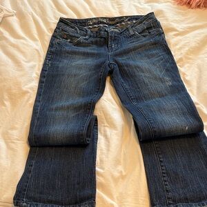 Dark Blue Women's Jeans -flare